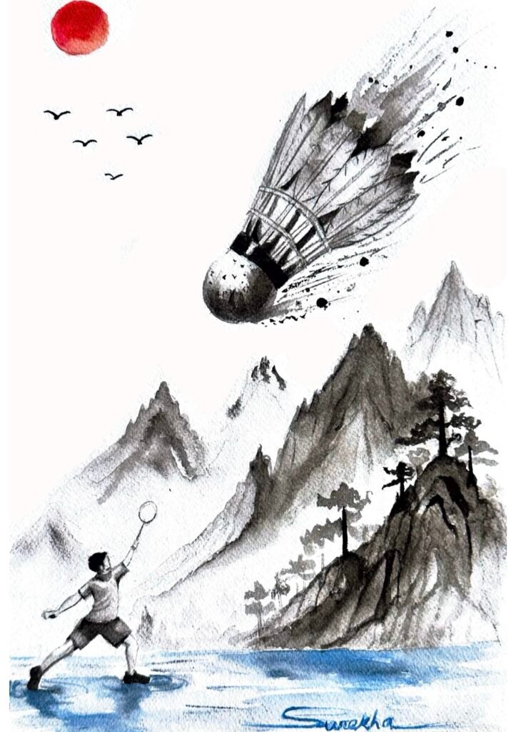 Badminton Print