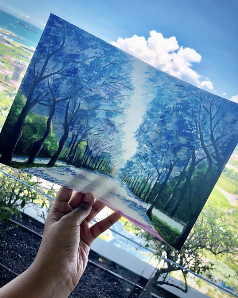 Blue Leaves